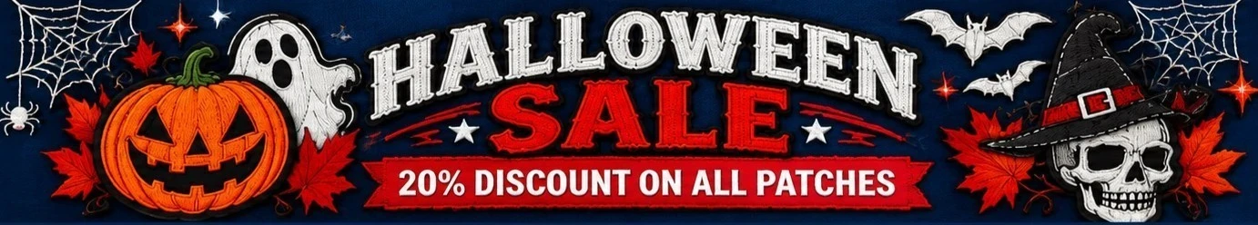 Halloween sale: 20% discount on all patches