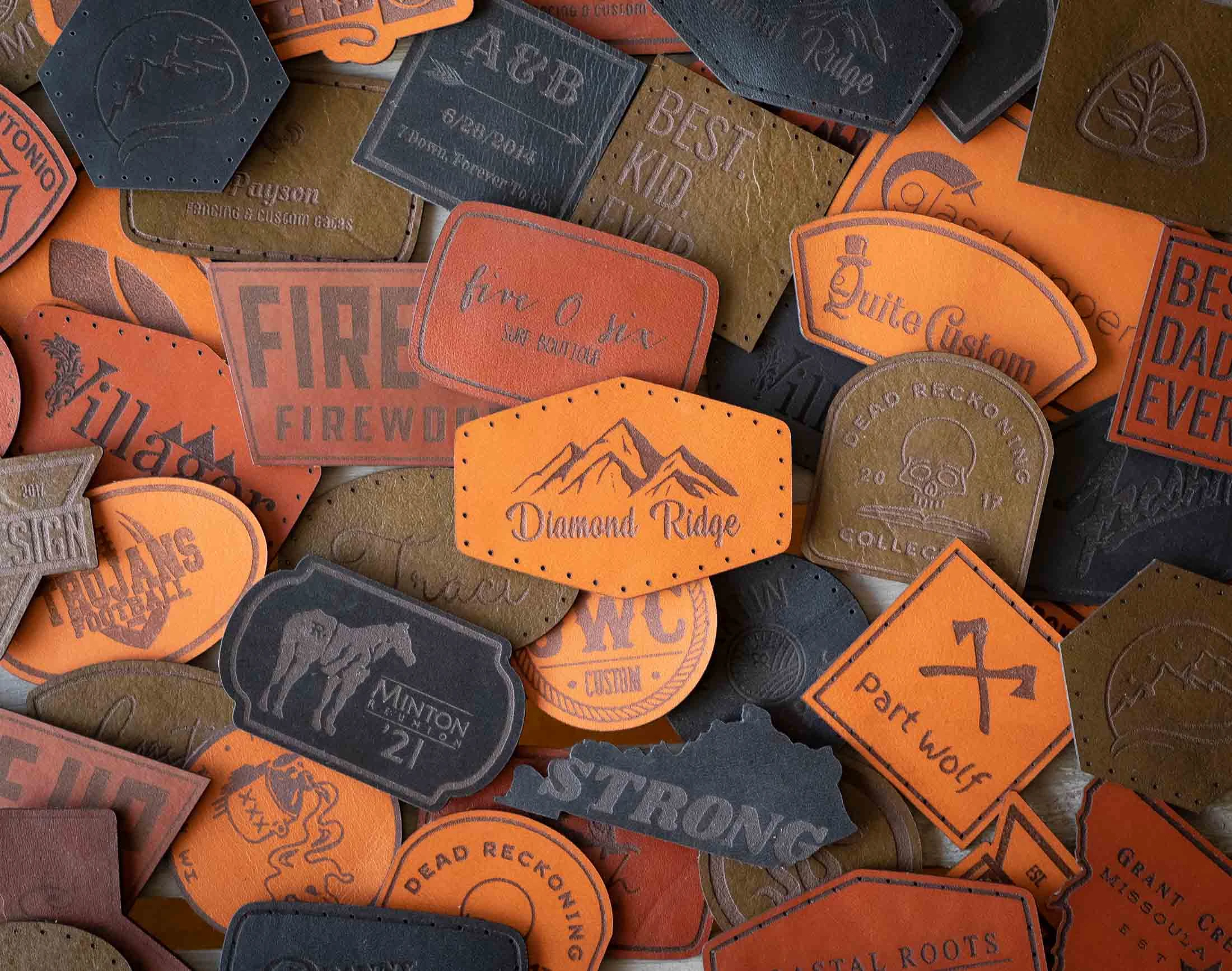 Custom Leather Patches - Portfolio