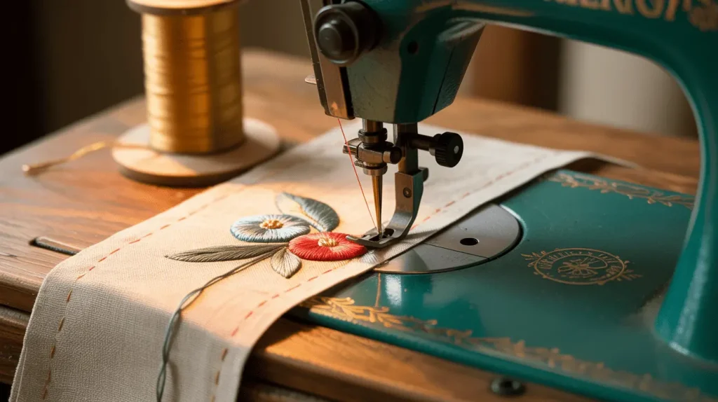 Machine Embroidery Method