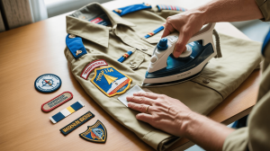 attach Scout patch without sewing
