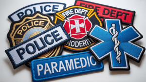 Custom uniform patches for police