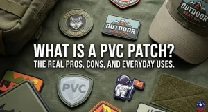 PVC patches for caps and tactical gear.