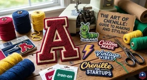 Chenille custom patches made for fuzzy texture designs.