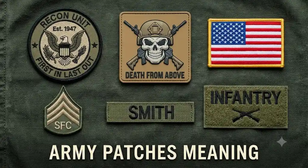 army patches meaning