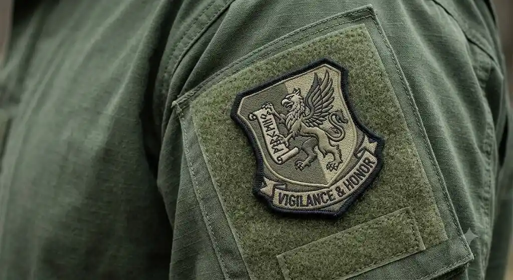 army shoulder patches meaning and placement on uniform sleeve