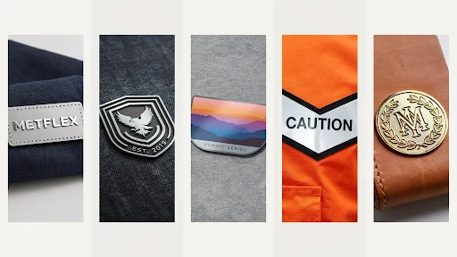 Visual representation of different types of metflex patches.